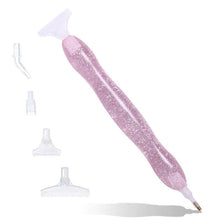 Carica l'immagine nel visualizzatore di Gallery, Penna Premium Diamond Painting Ergonomica Glitter Rosa 5 Varianti