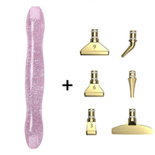 Carica l'immagine nel visualizzatore di Gallery, Penna Premium Diamond Painting Ergonomica Glitter Rosa 5 Varianti