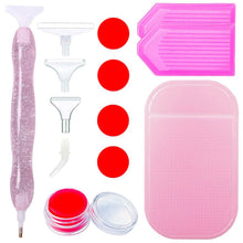Carica l'immagine nel visualizzatore di Gallery, Penna Premium Diamond Painting Ergonomica Glitter Rosa 5 Varianti