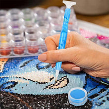 Carica l'immagine nel visualizzatore di Gallery, Penna Premium Diamond Painting Onde Blu Chiaro 5 Varianti