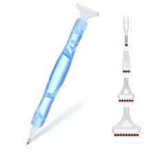 Carica l'immagine nel visualizzatore di Gallery, Penna Premium Diamond Painting Onde Azzurro Chiaro 5 Varianti