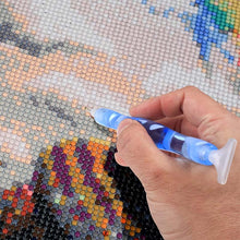 Carica l'immagine nel visualizzatore di Gallery, Penna Premium Diamond Painting Onde Blu Chiaro 5 Varianti