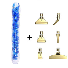 Carica l'immagine nel visualizzatore di Gallery, Penna Premium Ergonomica Diamond Painting Fiori Blu 5 Varianti