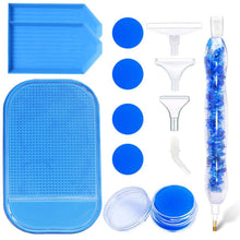 Carica l'immagine nel visualizzatore di Gallery, Penna Premium Ergonomica Diamond Painting Fiori Blu 5 Varianti