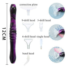 Carica l'immagine nel visualizzatore di Gallery, Penna Premium Diamond Painting Ergonomica Viola Scuro 5 Varianti