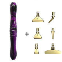 Carica l'immagine nel visualizzatore di Gallery, Penna Premium Diamond Painting Ergonomica Viola Scuro 5 Varianti