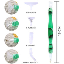 Carica l'immagine nel visualizzatore di Gallery, Penna Premium Diamond Painting Verde 5 Varianti