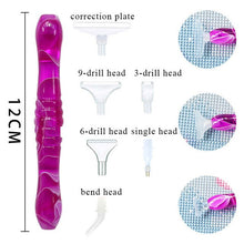 Carica l'immagine nel visualizzatore di Gallery, Penna Premium Diamond Painting Viola 5 Varianti