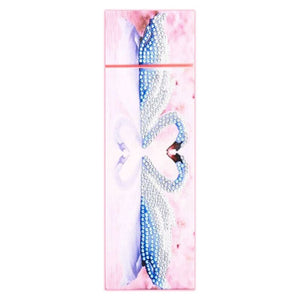 Scatola di Penna Diamond Painting Cigno Cuore