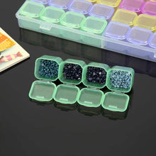 Carica l'immagine nel visualizzatore di Gallery, Scatola di stoccaggio XL Diamond Painting con 56 scomparti multicolore