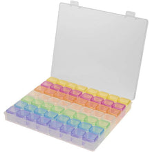 Carica l'immagine nel visualizzatore di Gallery, Scatola di stoccaggio XL Diamond Painting con 56 scomparti Accessori Multicolori