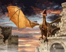 Carica l'immagine nel visualizzatore di Gallery, Dipingere con i numeri - Drago Del Labirinto