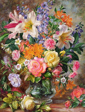 Carica l'immagine nel visualizzatore di Gallery, Dipingere con i numeri - Fiori In Tutti I Colori