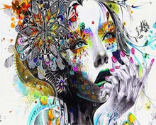 Carica l'immagine nel visualizzatore di Gallery, Dipingere con i numeri - Astratto Femminile
