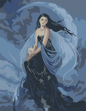 Carica l'immagine nel visualizzatore di Gallery, Dipingere con i numeri - Donna E Luna