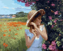 Carica l'immagine nel visualizzatore di Gallery, Dipingere con i numeri - Giovane Ragazza In Campagna