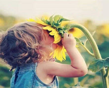 Carica l'immagine nel visualizzatore di Gallery, Dipingere con i numeri - Ragazza E Fiore