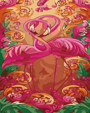 Carica l'immagine nel visualizzatore di Gallery, Dipingere con i numeri - Fenicotteri Rosa