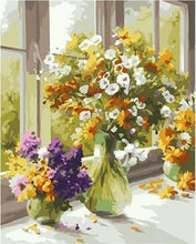 Carica l'immagine nel visualizzatore di Gallery, Dipingere con i numeri - Fiori In Cucina