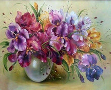 Carica l'immagine nel visualizzatore di Gallery, Dipingere con i numeri - Fiore Colorato