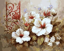 Carica l'immagine nel visualizzatore di Gallery, Dipingere con i numeri - Fiori Di Ibisco