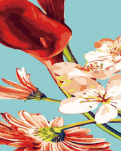 Carica l'immagine nel visualizzatore di Gallery, Dipingere con i numeri - Fiori Verticali