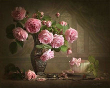 Carica l'immagine nel visualizzatore di Gallery, Dipingere con i numeri - Fiori Retrò