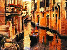 Carica l'immagine nel visualizzatore di Gallery, Dipingere con i numeri - Gondole A Venezia