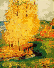 Carica l'immagine nel visualizzatore di Gallery, Dipingere con i numeri - Grande Albero Giallo