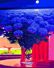 Carica l'immagine nel visualizzatore di Gallery, Dipingere con i numeri - Ortensie Blu