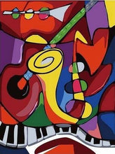 Carica l'immagine nel visualizzatore di Gallery, Dipingere con i numeri - Banda Jazz