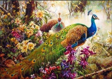 Carica l'immagine nel visualizzatore di Gallery, Dipingere con i numeri - Magnifico Pavone