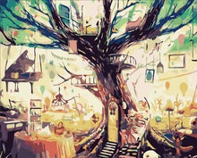 Carica l'immagine nel visualizzatore di Gallery, Dipingere con i numeri - Casa Sull'Albero