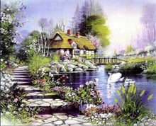 Carica l'immagine nel visualizzatore di Gallery, Dipingere con i numeri - La Casa Del Lago