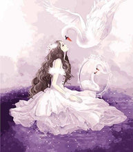 Carica l'immagine nel visualizzatore di Gallery, Dipingere con i numeri - La Principessa E Il Cigno