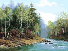 Carica l'immagine nel visualizzatore di Gallery, Dipingere con i numeri - Fiume In Primavera