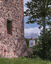 Carica l'immagine nel visualizzatore di Gallery, Dipingere con i numeri - Edificio Medievale