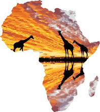 Carica l'immagine nel visualizzatore di Gallery, Dipingere con i numeri - Africa E Giraffe