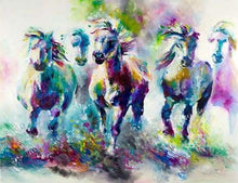 Carica l'immagine nel visualizzatore di Gallery, Dipingere con i numeri - Cavalli Al Galoppo