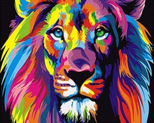 Carica l'immagine nel visualizzatore di Gallery, Dipingere con i numeri - Leone Pop Art