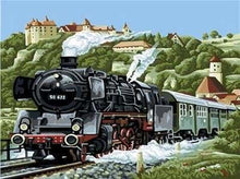 Carica l'immagine nel visualizzatore di Gallery, Dipingere con i numeri - Locomotiva A Vapore