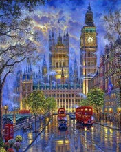 Carica l'immagine nel visualizzatore di Gallery, Dipingere con i numeri - Londra Nel Crepuscolo