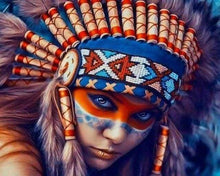 Carica l'immagine nel visualizzatore di Gallery, Dipingere con i numeri - Look Indiano