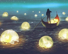 Carica l'immagine nel visualizzatore di Gallery, Dipingere con i numeri - Lago Al Chiaro Di Luna