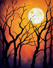 Carica l'immagine nel visualizzatore di Gallery, Dipingere con i numeri - Luna Piena Dalla Foresta