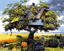 Carica l'immagine nel visualizzatore di Gallery, Dipingere con i numeri - Casa Sugli Alberi