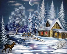 Carica l'immagine nel visualizzatore di Gallery, Dipingere con i numeri - Casa Nella Neve