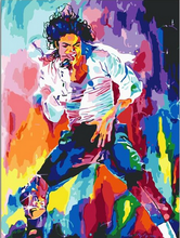 Carica l'immagine nel visualizzatore di Gallery, Dipingere con i numeri - Michael Jackson