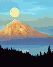 Carica l'immagine nel visualizzatore di Gallery, Dipingere con i numeri - Montagna E Luna Piena