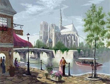 Carica l'immagine nel visualizzatore di Gallery, Dipingere con i numeri - Notre Dame Alla Luce Del Giorno